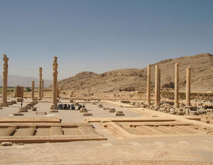 The Apadana Palace, Persepolis, Iran, 2008.