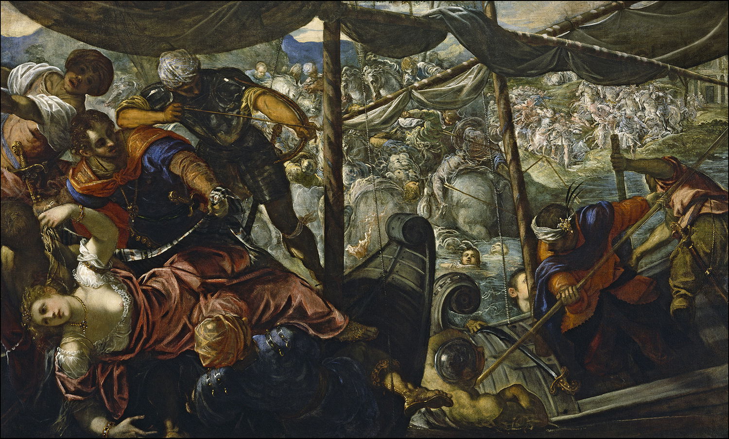 The Rape of Helen, Tintoretto, 1578–1579. The Rape of Helen, Tintoretto, 1578–1579.