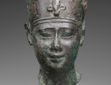 A bronze head of Ptolemy II or III, c. 246-222 BC. Metropolitan Museum of Art. Public Domain.