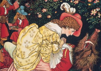 Beauty and the Beast, by Walter Crane, c.1901. Metropolitan Museum of Art. Public Domain.