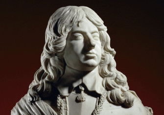 ‘Charles II, Crown Prince of England,’ by François Dieussart, C.1646-50. Rijksmuseum. Public Domain.