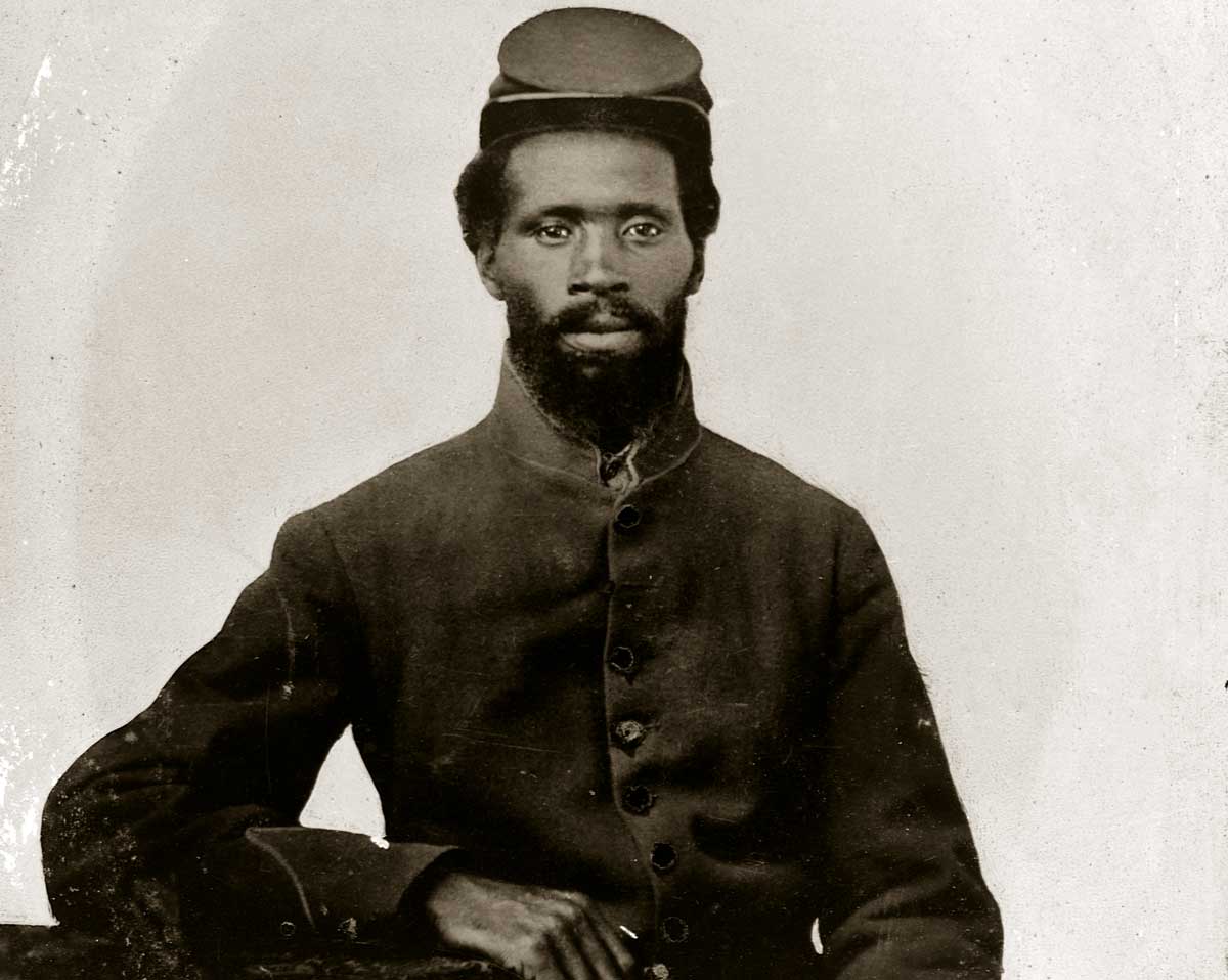 Soldier in the Union army, 1861 © Minnesota Historical Society/Getty Images.