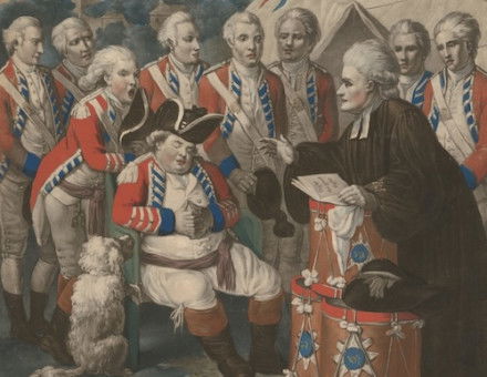  ‘The Church Militant’, by John Collet, 1779. Prints, Drawings and Watercolors from the Anne S.K. Brown Military Collection. Brown Digital Repository. Brown University Library. Public Domain.