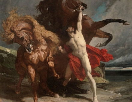 Automedon with the horses of Achilles, by Henri Regnault, 1868. Museum of Fine Arts Boston. Public Domain.
