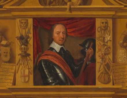 Portrait of Oliver Cromwell, unknown artist, c. 1650. Rijksmuseum. Public Domain.