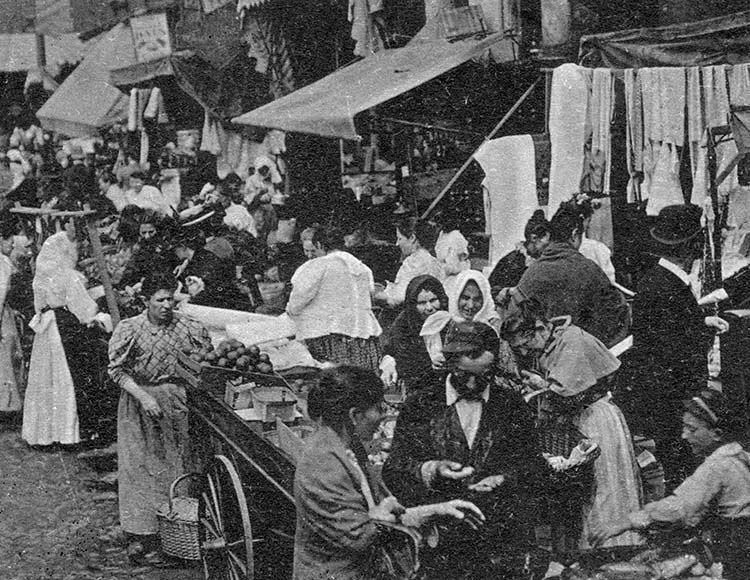 'Bad': 'The Ghetto', a photograph taken in East London, c.1890. © Getty Images.