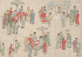 ‘Street Scenes in Times of Peace’, by Zhu Yu, c. 1293-1365. Art Institute of Chicago. Public Domain.
