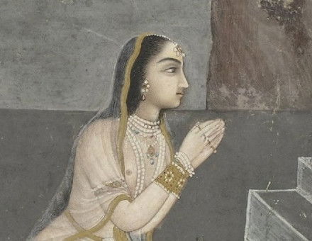 Women worshipping at a Hindu shrine, c.1770-80. Rijksmuseum. Public Domain.