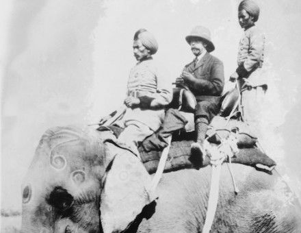 King George V on a hunting trip in Nepal during his visit to the subcontinent to be installed as King-Emperor of India, December 1911. Library of Congress. Public Domain.