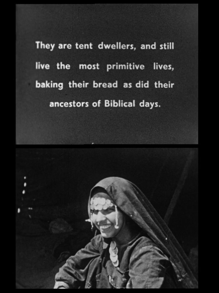 An unnamed Bedouin girl, going about her daily chores, smiles broadly for the camera. Courtesy of the UCL Institute of Archaeology. Courtesy UCL Institute of Archaeology.