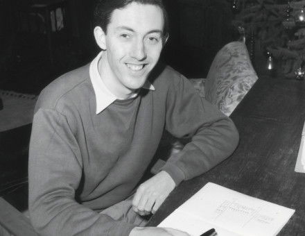 Michael Ventris, 10 June 1954. Express/Hulton Archive/Getty Image.