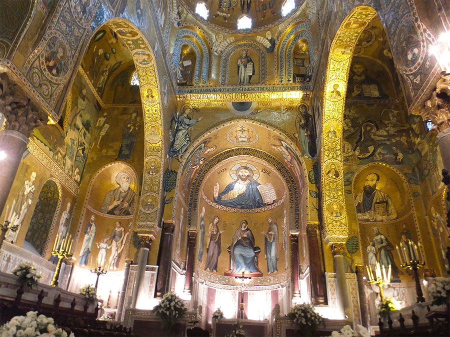 Cappella Palatina, Palermo, Sicily. Cappella Palatina, Palermo, Sicily.