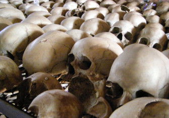 Human remains at the Kigali Genocide Memorial in the Rwandan capital, 29 March 2010. configmanager (CC BY 2.0)