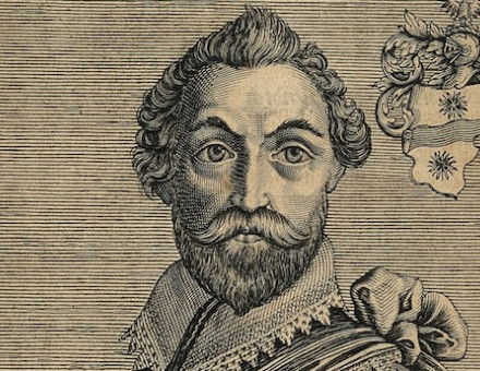 Sir Francis Drake, line engraving by N. de Larmessin, 1682. Wellcome Collection. Public Domain.