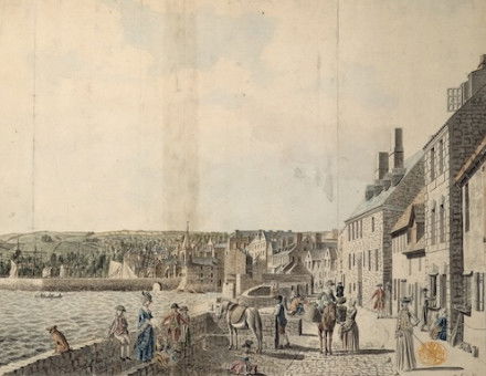 St Peter Port, Guernsey, by Joshua Gosselin, c.1740. British Library/Bridgeman.