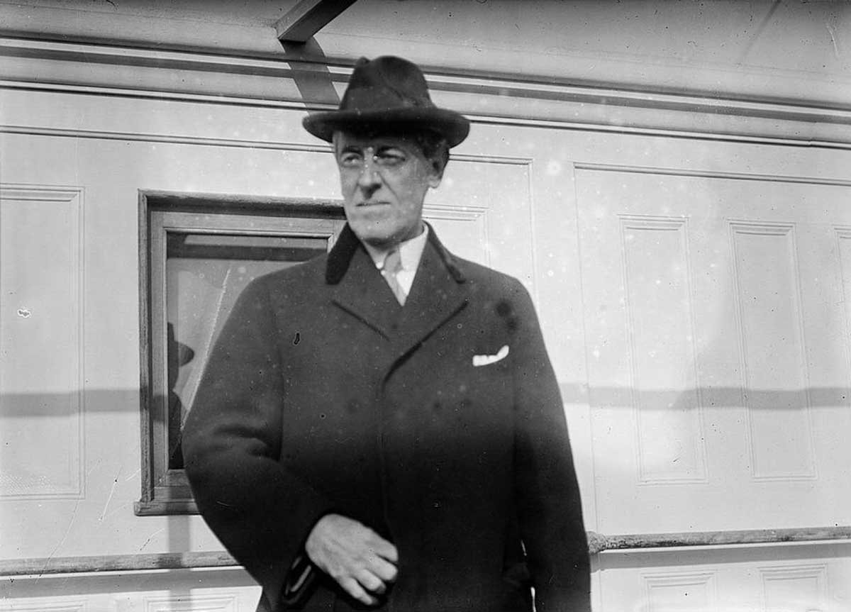 Woodrow Wilson, c.1910-1915. Library of Congress. Woodrow Wilson, c.1910-1915. Library of Congress.