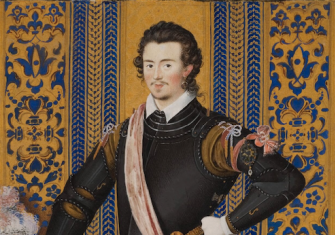 Sir Robert Dudley, Duke of Northumberland, by Nicholas Nilliard, c.1590-93. 